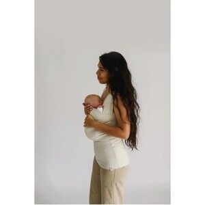 Lalabu Womens Soothe Tank Natural Baby wearing Shirt Sleeveless Carrier S